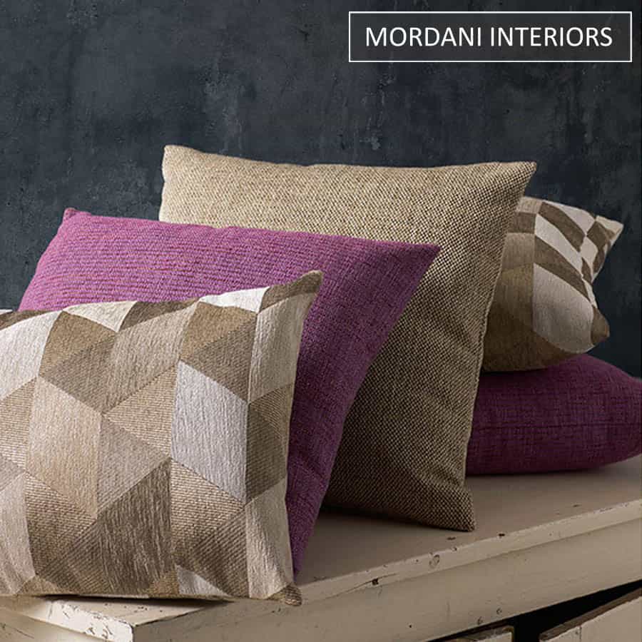 Solan Beige Geometric Upholstery